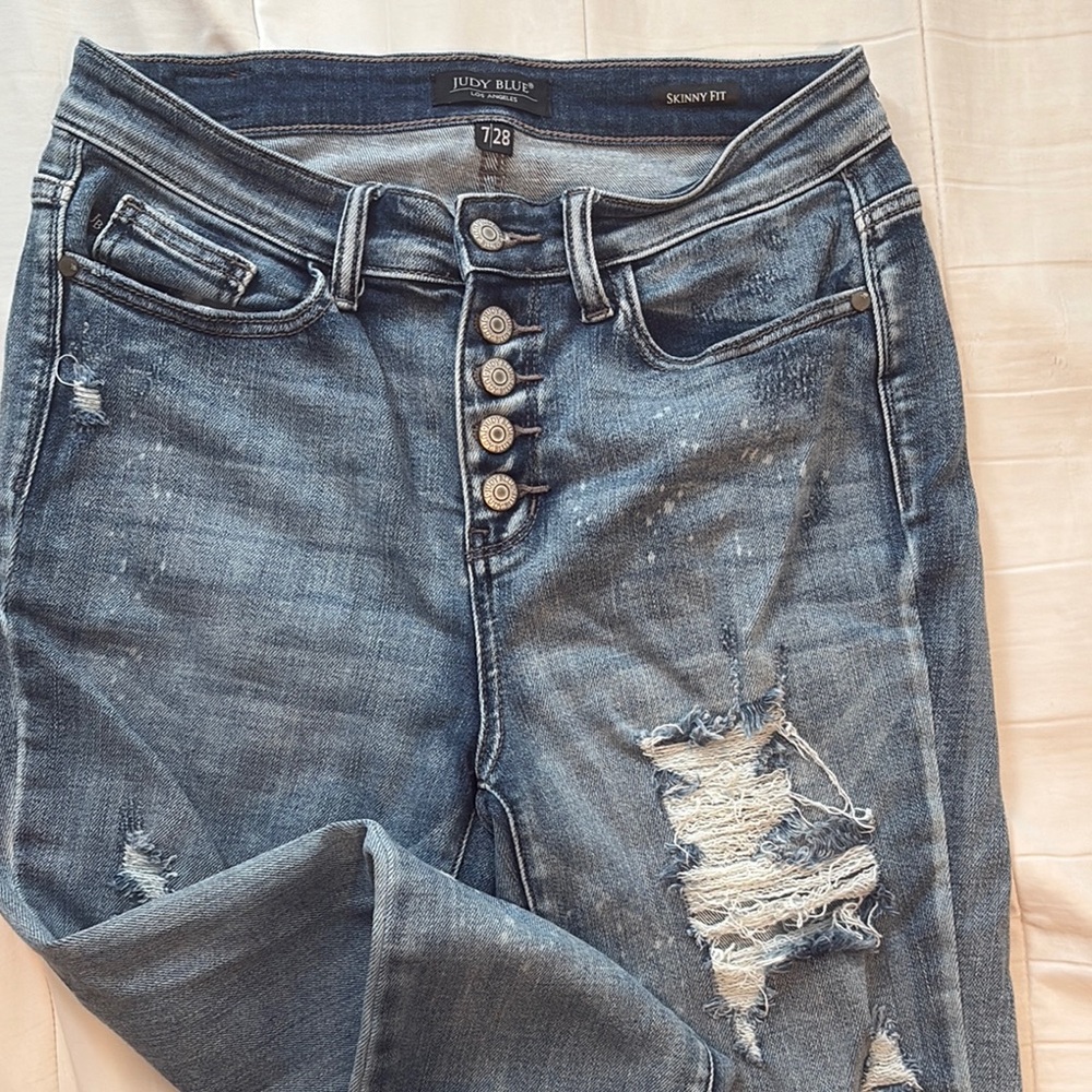 Judy Blue Women's Blue Skinny Fit Jeans